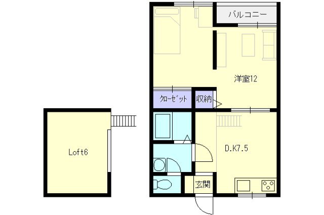 メイプルハイツの間取り