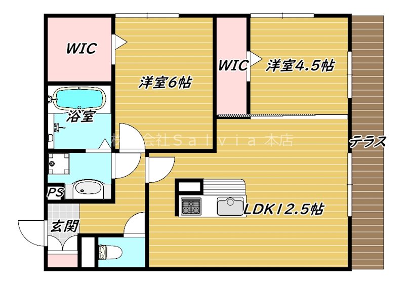 ソッレヴァンテの間取り