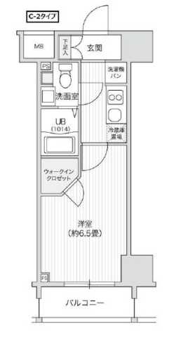 渋谷区笹塚のマンションの間取り