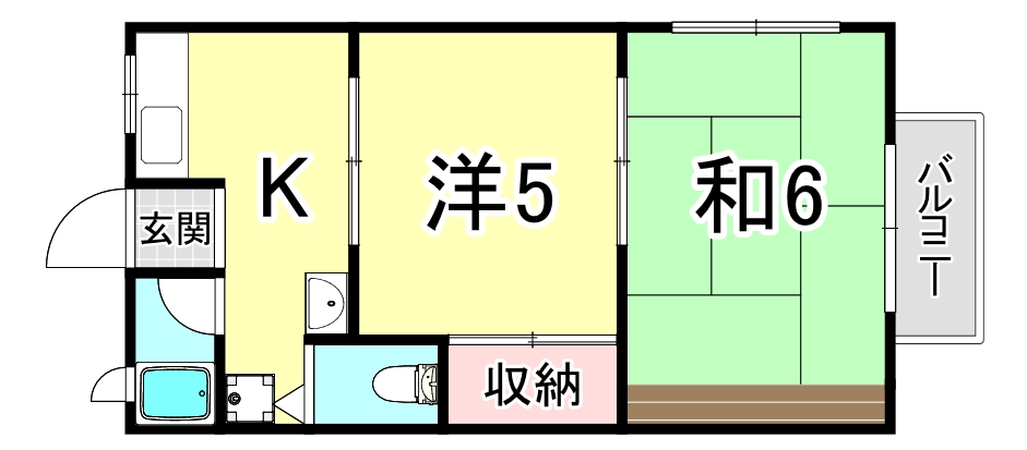 ハイツあこやの間取り写真