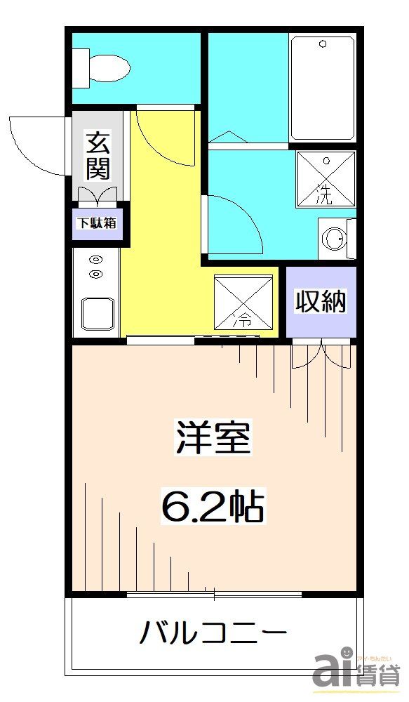 練馬区練馬のアパートの間取り