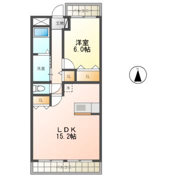 ファシネーションIIの間取り