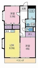 ラインハイトの間取り