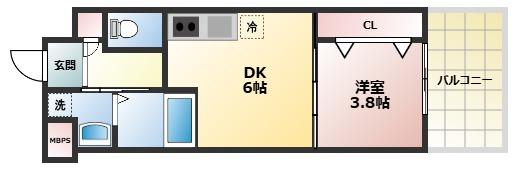 AILE門戸荘の間取り