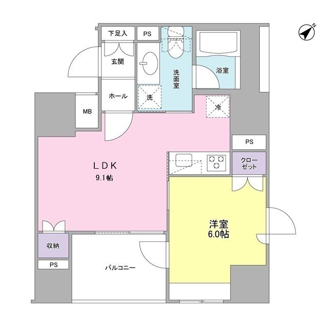 コンフォリア池袋ＤＥＵＸの間取り