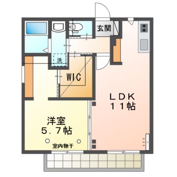 シャーメゾン新小路の間取り