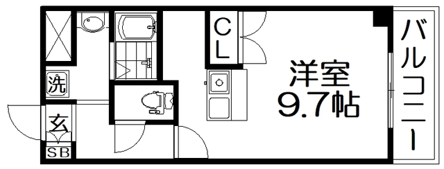 グランドール境橋の間取り