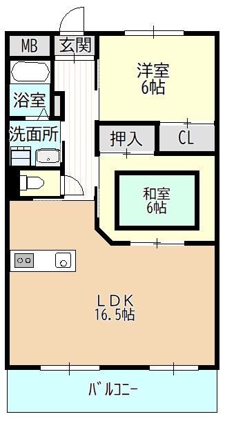 リバーステージもりやまの間取り