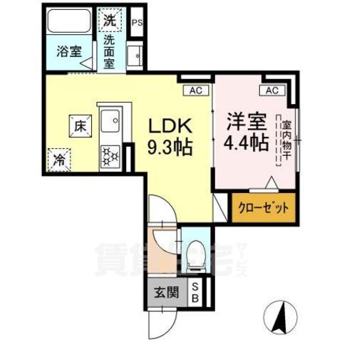 グラナーデ堤通の間取り