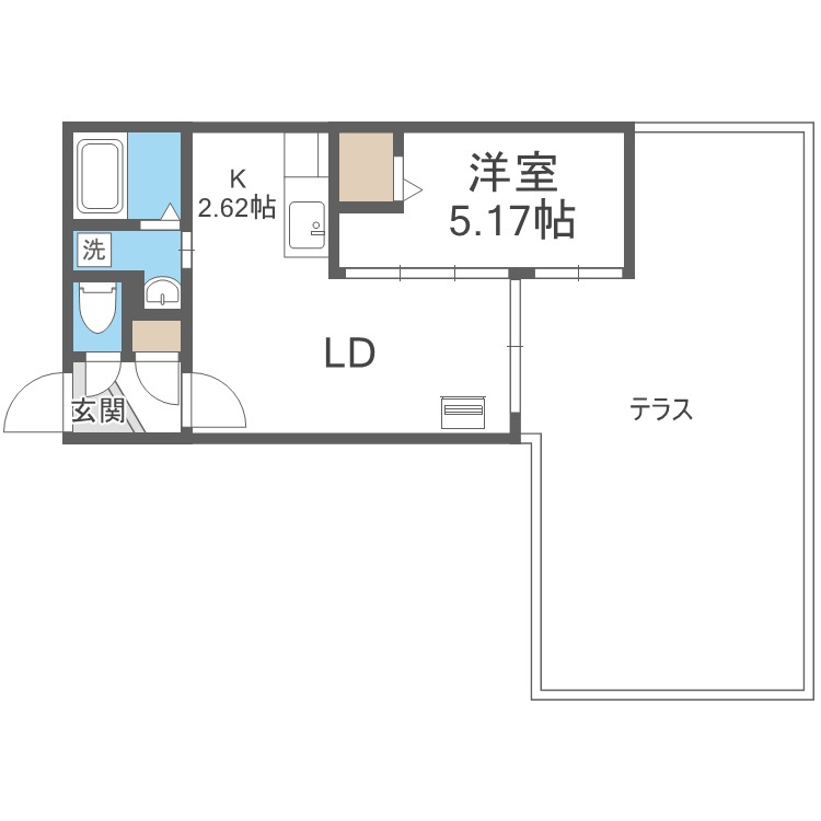 コローレＥ６の間取り