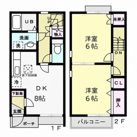 フォーリア真岡の間取り