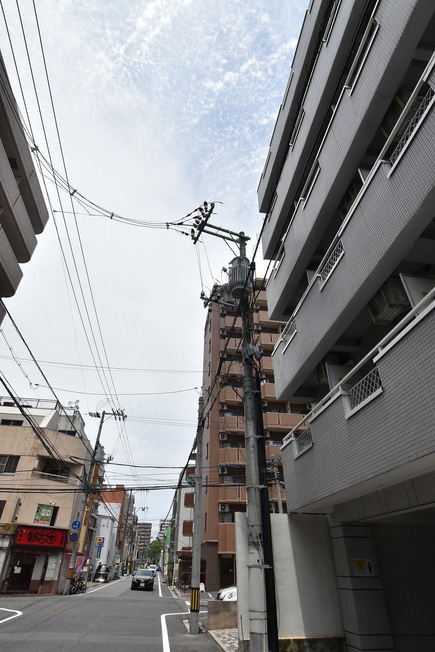 広島市中区西十日市町のマンションの建物外観