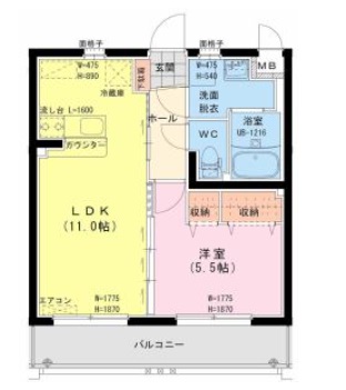 M’ｓCourtの間取り