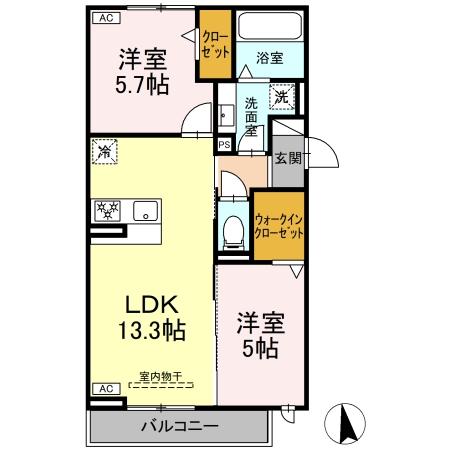 TORISIAマルナガの間取り