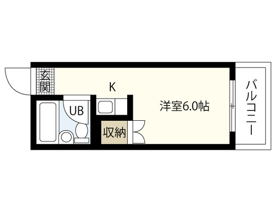 広島市南区翠のマンションの間取り