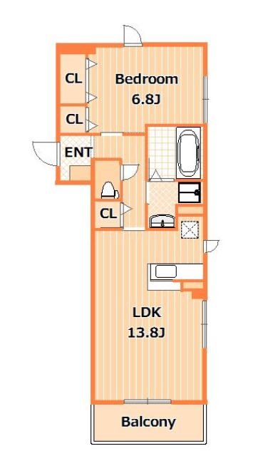 横浜市西区戸部町のマンションの間取り