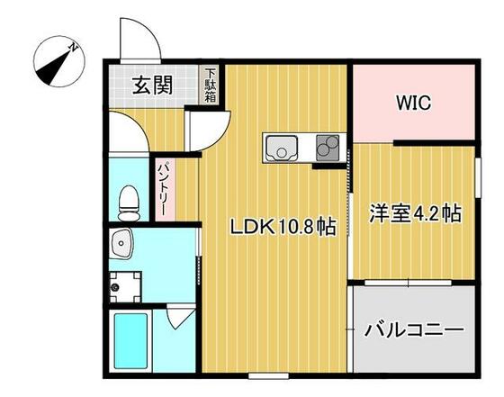 ソレイユ戸島の間取り