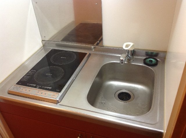 キッチン　電気コンロ　2口