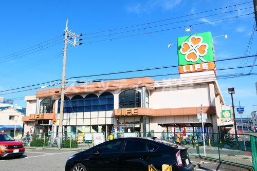 スーパー　ライフ御崎店（スーパー）まで424m