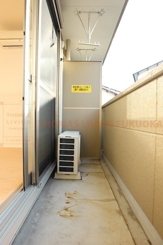 バルコニー　日当たり良好です。