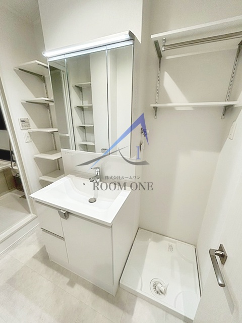 洗面設備　洗面台です。