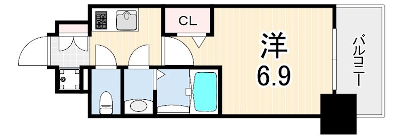 フォーリアライズ尼崎エランの間取り写真
