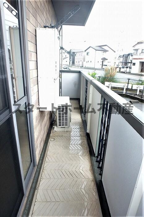 バルコニー　落ち着いた時間を過ごせるバルコニーです