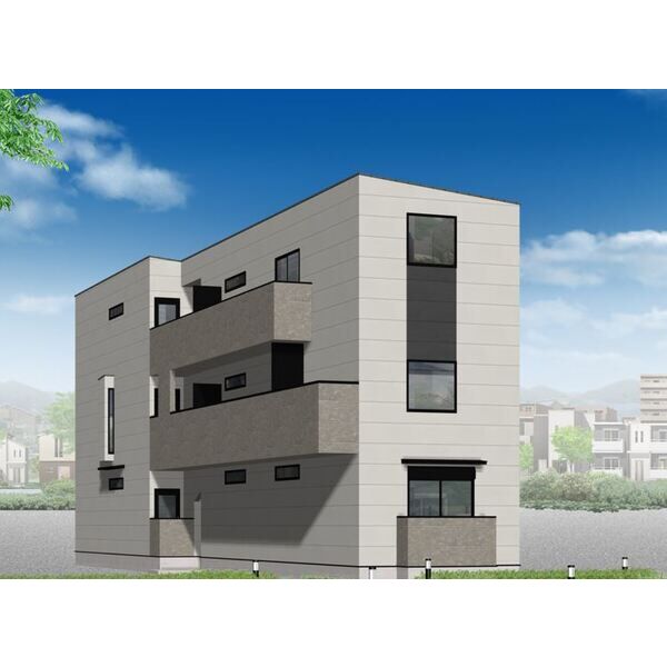 建物外観　完成予想パースです。