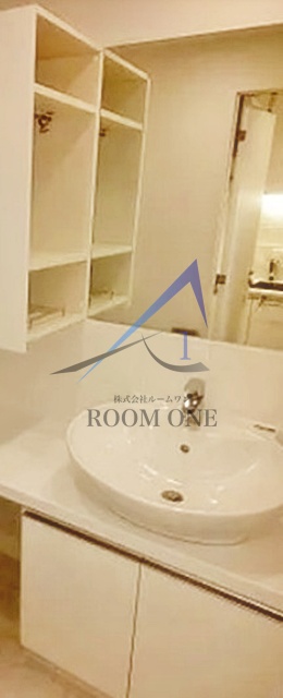 洗面設備　洗面台です。