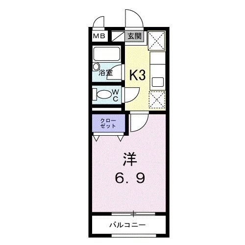 キャッスルパーク南仙台の間取り写真
