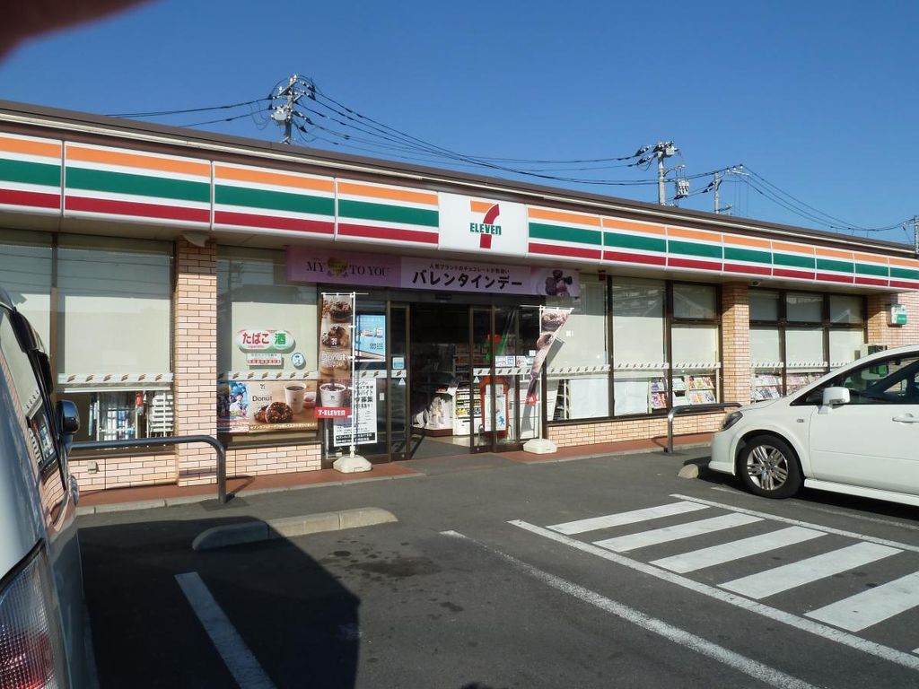 コンビニ　セブンイレブン越谷七左2丁目店（コンビニ）まで60m