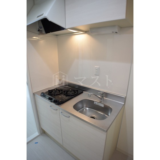 キッチン　2口ガスシステムキッチン