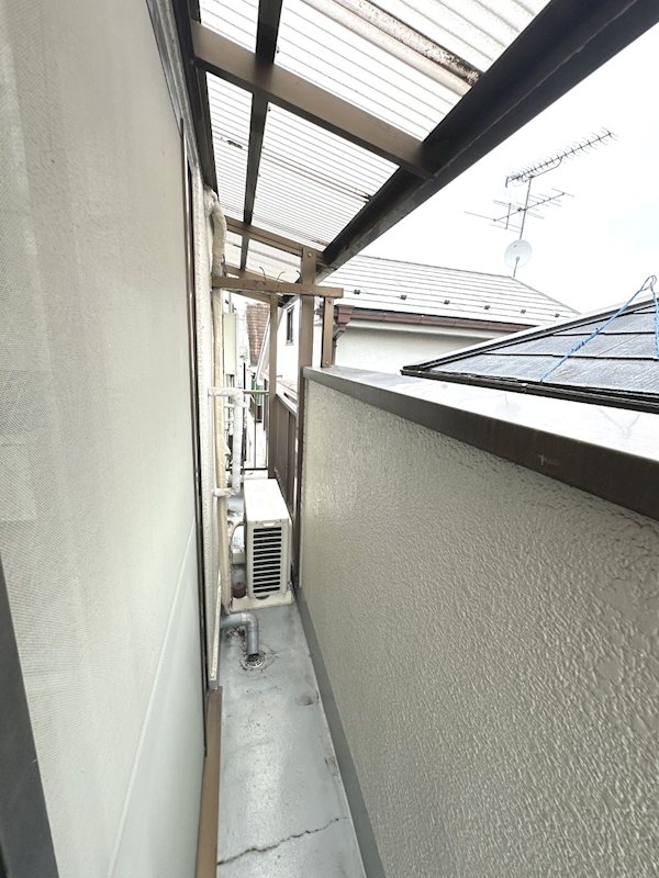 バルコニー　お洗濯物も干せます