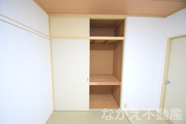 収納　たっぷりとした収納スペースです