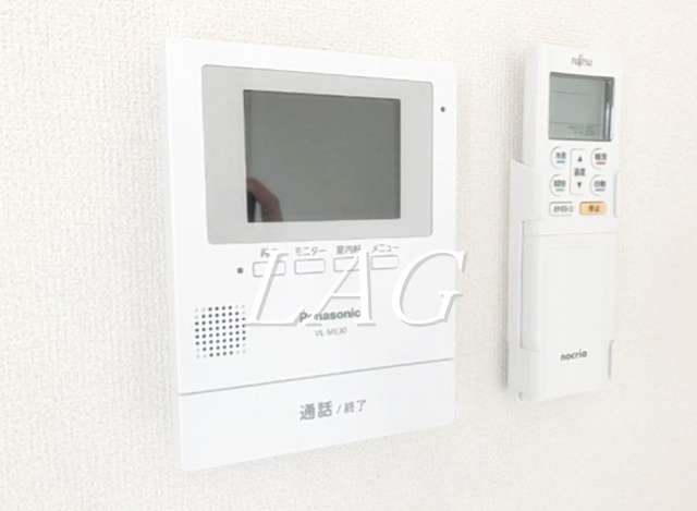 セキュリティ　モニター付インターホンです。