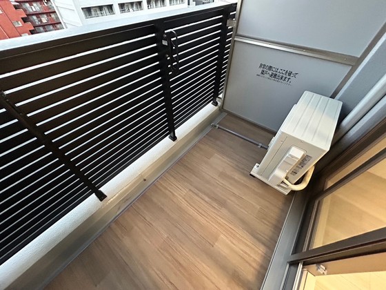 バルコニー　※別部屋の写真です