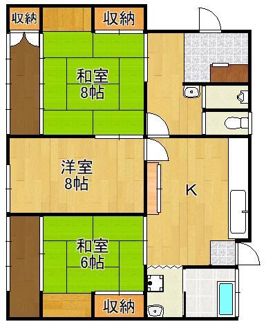 中尾戸建の間取り写真