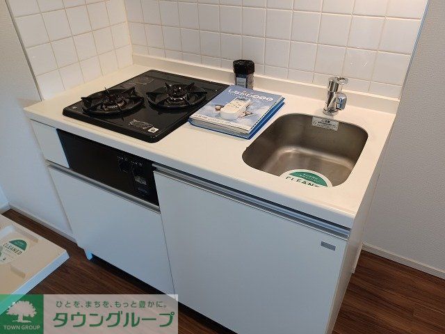 キッチン　システムキッチン（2口ガスコンロ）