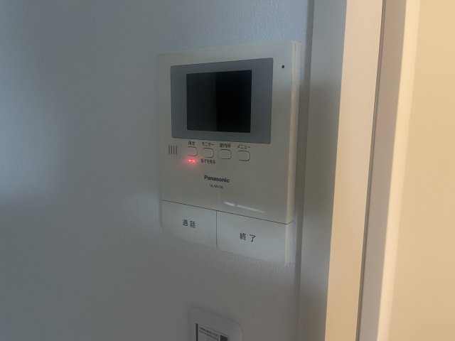 セキュリティ　モニター付きインターホン
