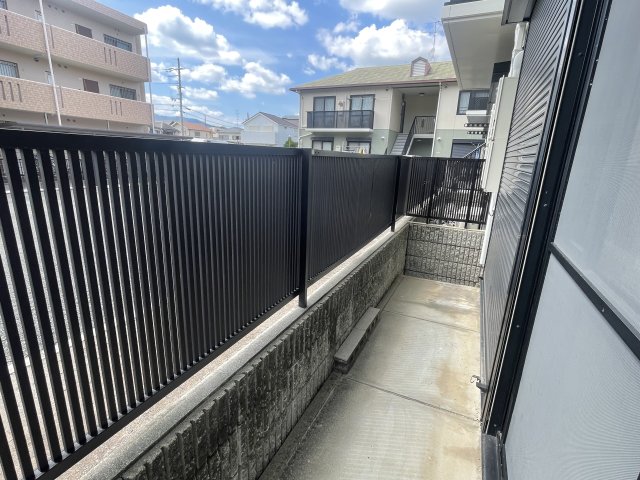 バルコニー　落ち着いた時間を過ごせるバルコニーです