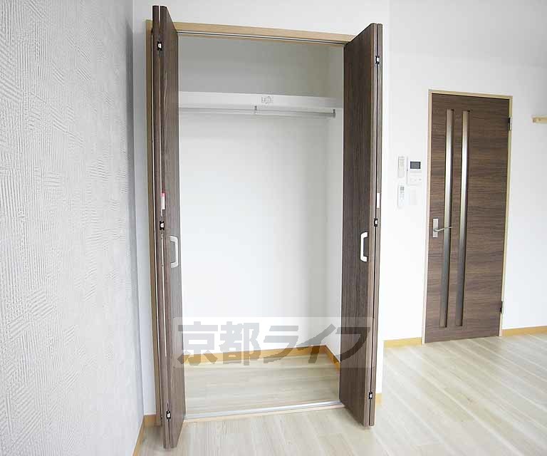 収納　しっかり収納できるクローゼット。