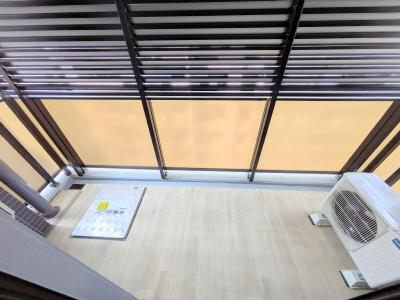 バルコニー　写真は同タイプ７０４号室のもの