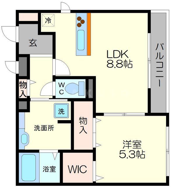 M.Jtukuda 壱番館の間取り写真