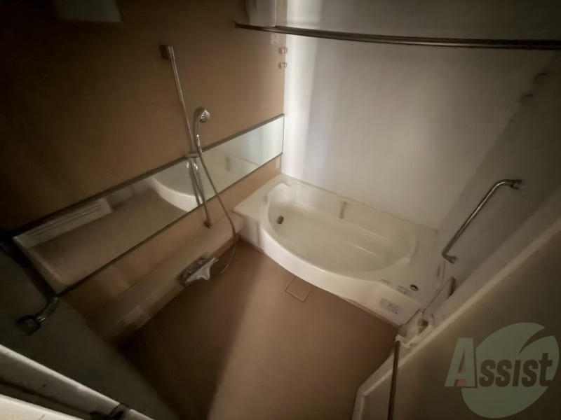 バス・シャワールーム　広々したお風呂で快適にくつろげそうです。
