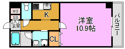 ウエストワン東大阪の間取り写真