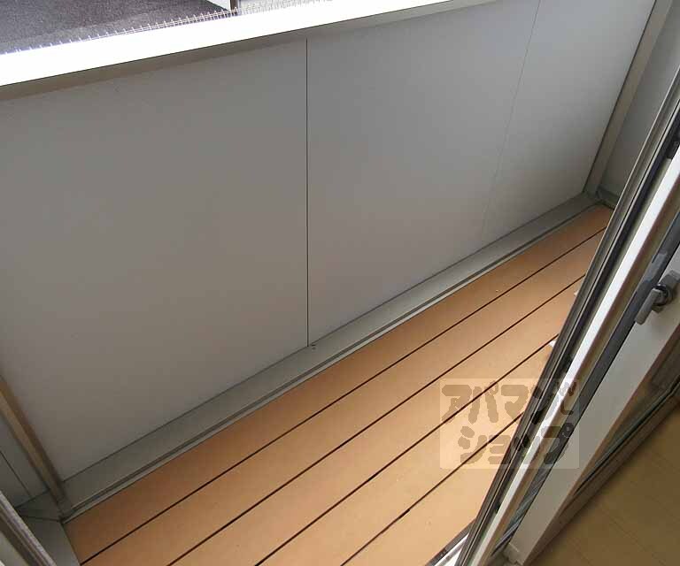 バルコニー　洗濯物もよく乾きます
