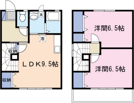 伊豆の国市原木のアパートの間取り