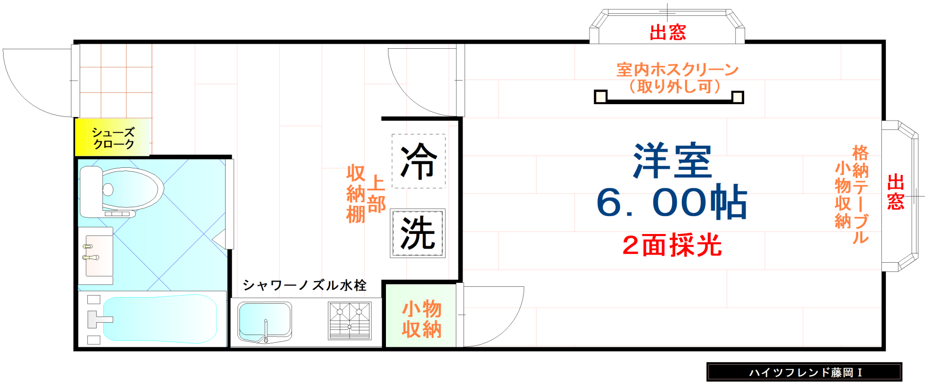 ハイツフレンド藤岡Iの間取り