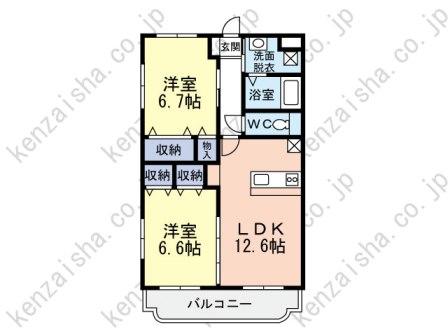 ロータスIIの間取り