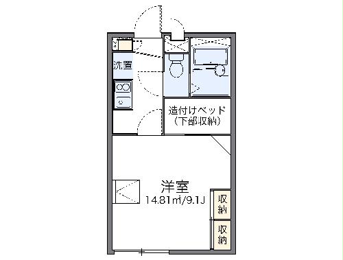 レオパレスヴィラの間取り